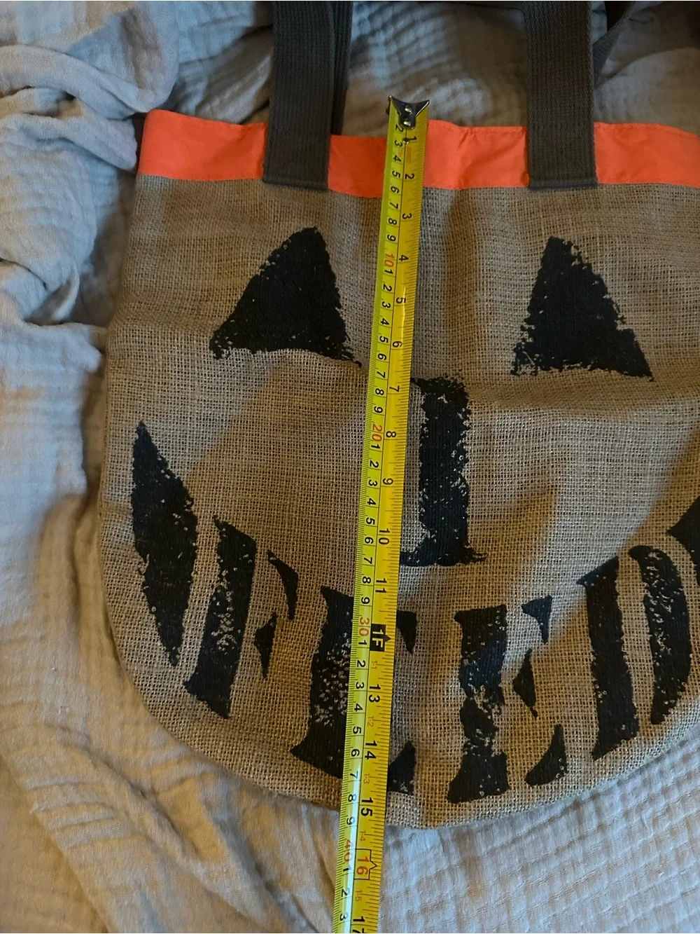 Feed UNICEF- Kids Halloween Pumpkin Treat Bag - Orange and Brown
